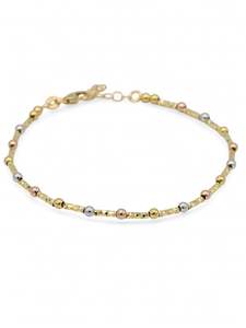 18ct Rose Gold Two Tone Ladies Bracelet