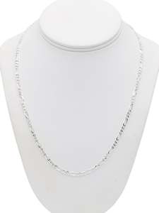 Silver Figaro Chain