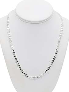 Silver Curb Chain