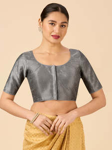 Dupion Silk Saree Blouse