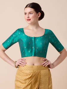 Dupion Silk Saree Blouse