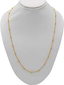 22ct Gold Ball Fancy Chain