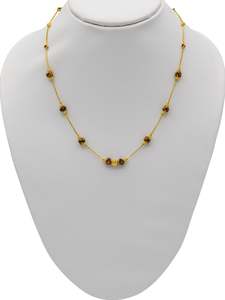 22ct Gold Minakari Ball Fancy Chain