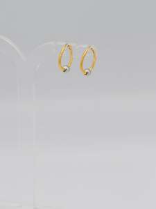 22ct Gold Two Tone Ball Bali