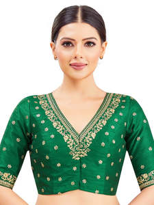 Silk Zari Tiki Work Blouse