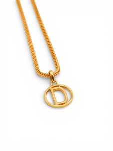 22ct Gold "D" Pendant