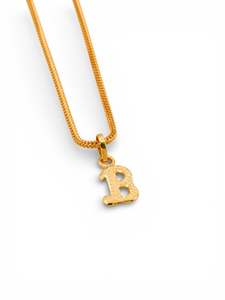 Pendants: 22ct Gold "B" Pendant