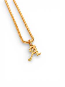 Pendants: 22ct Gold "A" Pendant