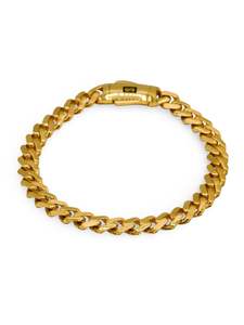 Bracelets: 22Ct Gold Hollow Curb Monaca Bracelet