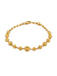 22Ct Gold Ball Ladies Bracelet