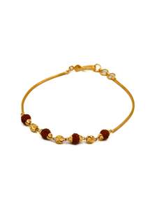 22Ct Gold Rudraksh Bracelet