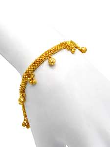 22ct Gold Charms Ladies Bracelet