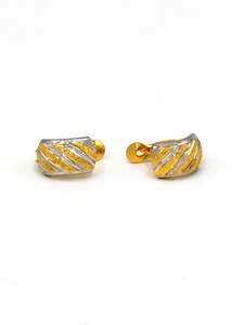 22ct Gold Two Tone Spring Bali