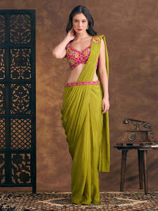 New Arrivals 1: Hazel Ready To Wear Choli Saree
