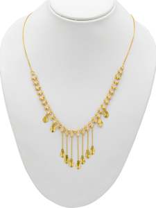 22ct Gold Charms Ball Fancy Chain