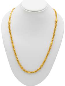 22ct Gold Ball Choti Fancy Chain