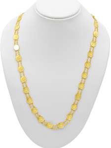 22ct Gold Laxmiji Coin Fancy Chain