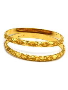 22ct Gold 2 Piece Bangle