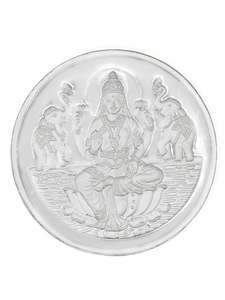 Coins Bars: Silver Laxmi Coin 100 GMS