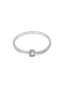 Sterling Silver Elastic CZ Bracelet