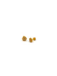 22ct Gold CZ Stud Earrings