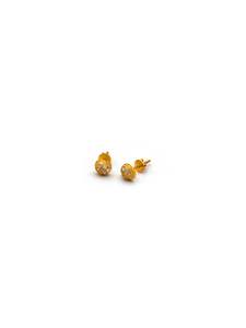 22ct Gold CZ Stud Earrings