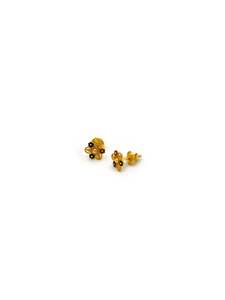 22ct Gold Minakari Stud Earrings