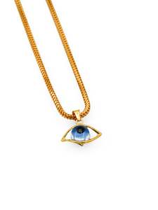 Pendants: 22Ct Gold Evil Eye Pendant