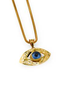 22Ct Gold Evil Eye Pendant