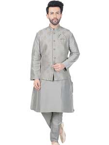 Mens Kurta Set With Jacket