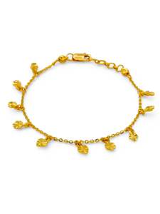 22ct Gold Charms Ladies Bracelet