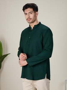 New Arrivals 1: Mens Rayon Chiken-kari Work Kurta