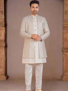 Mens Kurta Set With Jacket