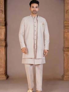Mens Kurta Set With Jacket