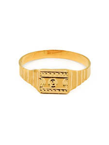 22ct Gold Mens Ring