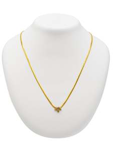Women Chains: 22ct Gold CZ Fancy Chain