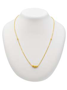22Ct Gold Ball Fancy Chain