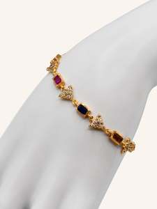 22ct Gold CZ Ladies Bracelet