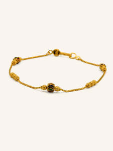 Bracelets: 22ct Gold Minakari Bracelet