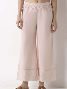 Kurti Pants: Cotton Flared Palazzo Pant