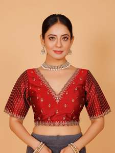 Silk Zari Work Blouse
