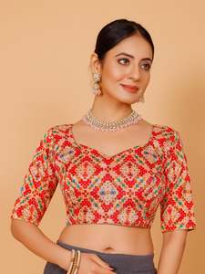 Silk Printed Blouse
