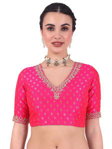 Brocade Zari Stone Work Blouse