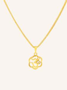 22ct Gold OM Pendant