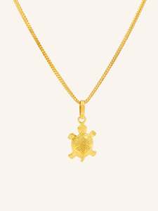 22ct Gold Turtle Pendant