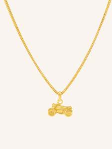 22ct Gold Bike Pendant