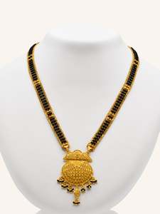 22ct Gold 4 Row Long Mangal Sutra
