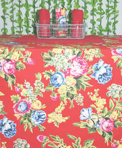 Rose Red Tablecloth - Small