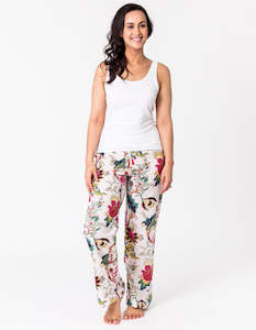 Sleepwear: White Tree of Life Lounge Pants