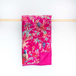 Paradise Hot Pink Throw